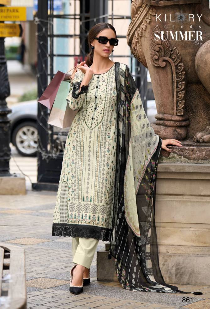 Summer Story By Kilory Lawn Cotton Printed Salwar Kameez Wholesale Price In Surat
